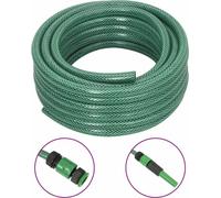 Tuyau d'arrosage avec jeu de raccords vert 0,5" 30 m PVC