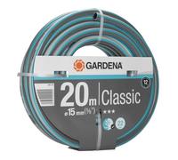 Tuyau d'arrosage Classic GARDENA - Longueur 20m - Ø15mm - Haute résistance pression 22 bar - Garantie 12 ans
