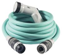 Tuyau d'arrosage de 25 mètres, extensible, compact, léger, avec embout multi-jets