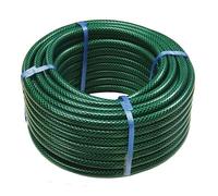 Tuyau d'arrosage de 50m tressage 3 couches 15 mm Vert/Noir hobby Tech