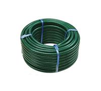 Tuyau d'arrosage de 50m tressage 3 couches 19 mm Vert/Noir