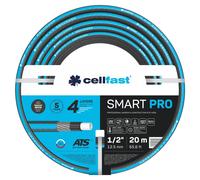 Cellfast Tuyau d'arrosage Smart Pro ATS 4 couches tissu jersey résistant plis UV algues 1/2" 20 m