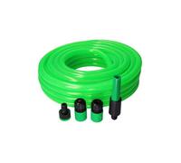 EDM Tuyau d'arrosage Diamètre 15 mm 15 m Anti-UV avec accessoires