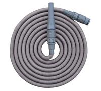 Tuyau d'arrosage extensible - 5 à 15 m - Gris - Extensible et rétractable - Léger - Facile à ranger