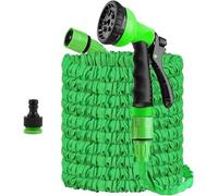 Tuyau d'arrosage extensible de 30 mètres - tuyau d'arrosage flexible avec pomme d'arrosage - raccords pour tuyaux