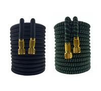 Tuyau d'arrosage extensible et Flexible, 25 pieds-100 pieds, magique, haute pression, nettoyage de voiture, tuyau de lavage, outil d'arrosage d'irrigation de cour Green hose