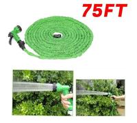 Tuyau d'arrosage extensible JEOBEST - 22m/75ft - Vert - Connecteur en laiton
