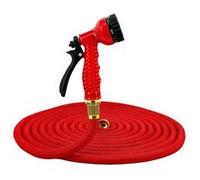 Tuyau d'Arrosage Extensible jusqu'à 75m pour Jardin et Lavage Voiture Flexible Avizar Rouge Rouge