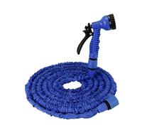 Tuyau d'arrosage extensible - Raccords Leakpfoof de 1,27 cm, tuyau magique flexible rétractable de 1,9 cm, tuyau d'arrosage extensible avec pistolet pulvérisateur 7 fonctions (30,5 m)