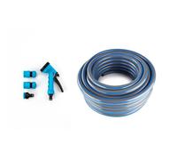 Tuyau d'arrosage flex 15mm avec accessoires d'arrosage L.20m - SUAN