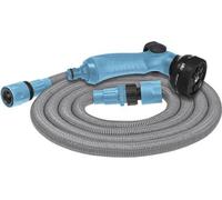Tuyau d'arrosage flexible à 8 fonctions - Buse pistolet - 2 raccords rapides - Buse de jardin - 75 m