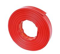 Tuyau d'arrosage flexible, Posez le tuyau de drainage enduit par PVC plat for l'utilitaire lavage à contre-courant piscine pompe eau tailles multiples(50m,10-inch)