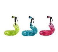 Tuyau d'arrosage flexible - Suan - Kit complet avec accessoires - Longueur : 15m Vert G