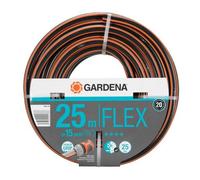 Gardena Tuyau D'Arrosage Comfort Flex - Longueur 25M - Ø15Mm - Anti Noeud Et Indéformable - Garantie 20 Ans (18045-26) Orange G