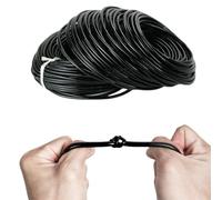 Tuyau d'arrosage goutte à goutte en PVC noir 4-6 mm | Tuyau d'arrosage goutte à goutte 4-6 mm - Ligne de distribution pour systèmes d'arrosage de jardin - Tuyau flexible en PVC