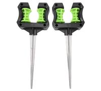 Tuyau d'arrosage Guide Spike ABS Stable Léger Support de Tuyau de Pelouse Piquet pour Tuyau d'eau Irrigation Agricole 2pcs Ensemble Matériau ABS Durable 26cm de Longueur