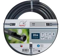 Tuyau d'arrosage guipé - Ø 15 mm - 20 m - Noir - Léger - Résistant aux UV - Économique - Compatible raccords standards