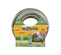 Tuyau d'arrosage Hozelock Select anti UV gris bandes 3D jaunes 19mm 50m