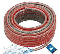 Tuyau d'arrosage KOTARBAU® 3/4", professionnel, pour l'arrosage des plantes, longueur 30 mètres, couleur grise