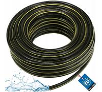 KOTARBAU® Tuyau d'arrosage 3/4" 50m 4 couches Renforcé Noir-Jaune Professionnel pour arroser les plantes