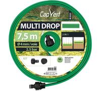 Cap Vert Tuyau d'arrosage Multi Drop Longueur 7,5 m