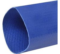 Tuyau d'arrosage plat - 100 mètres - Haute pression - PVC renforcé - Gris