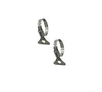 Tuyau d'arrosage plat de 10 m - Tuyau d'aspiration en tissu flexible - Accessoires submersibles - Kit de retrait d'eau par inondation - Transfert d'irrigation de jardin (collier de serrage)