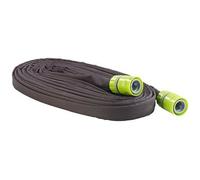 Royal Gardineer Tuyau d'arrosage poreux plat avec raccords et valve d'arrêt - 12 m