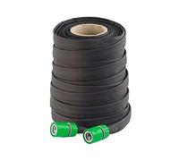 Royal Gardineer Tuyau d'arrosage poreux plat avec raccords et valve d'arrêt - 50 m
