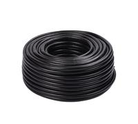 Tuyau d'arrosage Relaxdays, 100 m, tuyau d'arrosage universel 1/2", résistant aux UV et aux intempéries, tuyau d'arrosage en tissu, PP, noir