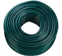 Tuyau d'arrosage Relaxdays 70 m, tuyau d'arrosage universel, 1/2 pouce, pour l'arrosage des parterres et de la pelouse, en plastique, vert foncé