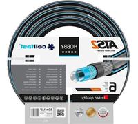 Tuyau d'arrosage robuste 6 couches résistant aux UV doublement tissé 30 bar 1/2" 50m 16-201 noir