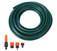 Tuyau d'arrosage - Tuyau en caoutchouc pour l'arrosage - 20 mètres - Diamètre de 1,6 cm - Kit d'accessoires comprenant une buse de pulvérisation - Résistant aux UV - Anti-torsion