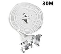 Tuyau d'arrosage - Tuyau haute pression 50 mm - Arrosage de jardin et tuyau d'incendie - Résistant au gel - Tissu en polyester - Raccords 2 pouces - 30 m