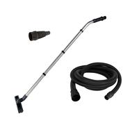 Tuyau d'aspiration antistatique Ø27mm x 4m + adaptateur universel + kit de nettoyage MIRKA