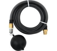 Tuyau d'aspiration avec raccords en laiton noir 1,1" 3 m PVC