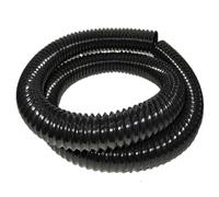 Tuyau d'aspiration de poussière en polyuréthane noir, diamètre intérieur 105 mm, longueur 1 m, tuyau transparent et flexible for extracteur industriel(1.5mm)