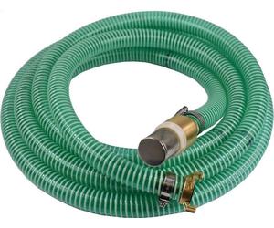 tuyau d'aspiration + de refoulement 1"/25mm avec crépine, clapet anti-retour + raccord rapide 25m