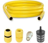 Tuyau d'aspiration en pin avec raccord rapide et filtre pour nettoyeur haute pression Karcher K2 K3 K4 K5 K6 K7 Kärcher Series & Bosch AQT Series (5 m)