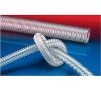 Tuyau d'aspiration et de refoulement AIRDUC PUR-INOX 351 FOOD-AS, diamètre intérieur 38 mm, diamètre extérieur 46,00 mm, longueur 10 m, épaisseur de paroi 4 mm