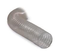 Tuyau d'aspiration spiralé PU transparent - ø150 mm - Longueur 2,5 m Holzkraft 150MM2,5M