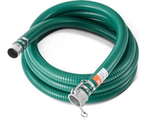 Tuyau d'aspiration VEVOR, 50,8 mm x 6,1 m, tuyau de pompe adapté à différentes pompes, pour le traitement des eaux usées, le transport de l'eau & autres utilisations