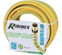 Tuyau de Arrosage Antivrille 50m D.19 mm - Jaune - Résistant et Flexible - Idéal pour Jardinage - D-Work