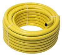 Tuyau de Arrosage Antivrille 75m D.19 mm - Jaune - Sur Touret - Résistant et Flexible - D-Work
