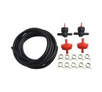 Tuyau de carburant de 2,1 m de diamètre intérieur 0,6 cm de diamètre extérieur de 0,9 cm - Tuyau en plastique pour réparation de petit moteur - Compatible avec Craftsman pour équipement Troy-Bilt