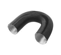 Tuyau de chauffage en feuille d'aluminium | Tuyau d'admission d'air de 50 mm pour chauffage diesel Webasto | Tube de ventilation ignifuge et résistant aux chocs | Noir (60 cm)