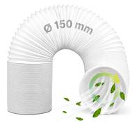 Tuyau de climatiseur portable Diamètre 15cm Climatiseur Mobile Tuyau évacuation Climatiseur Mobile pour climatiseur d'échappement Compatible avec Les climatiseurs Mobiles LG,Delonghi et Autr