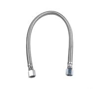 Tuyau de compresseur en acier inoxydable, connecteur flexible de pompe à air de 550 mm avec tube d'admission G3/8, filetage interne de 16 mm, tuyau reniflard en métal pour compresseur d'huile