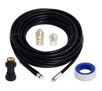 Tuyau de débouchage de canalisations - PZCC - 15 m - Compatible Karcher K2-K7 - 180 bars - 60 °C - Flexible