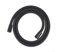 Tuyau de Douche Flexible Nylon 2m Anti-Pliure(Black（1.5）) | Nylon haute résistance, anti-pliure, flux d'eau constant, idéal remplacement, installation facile